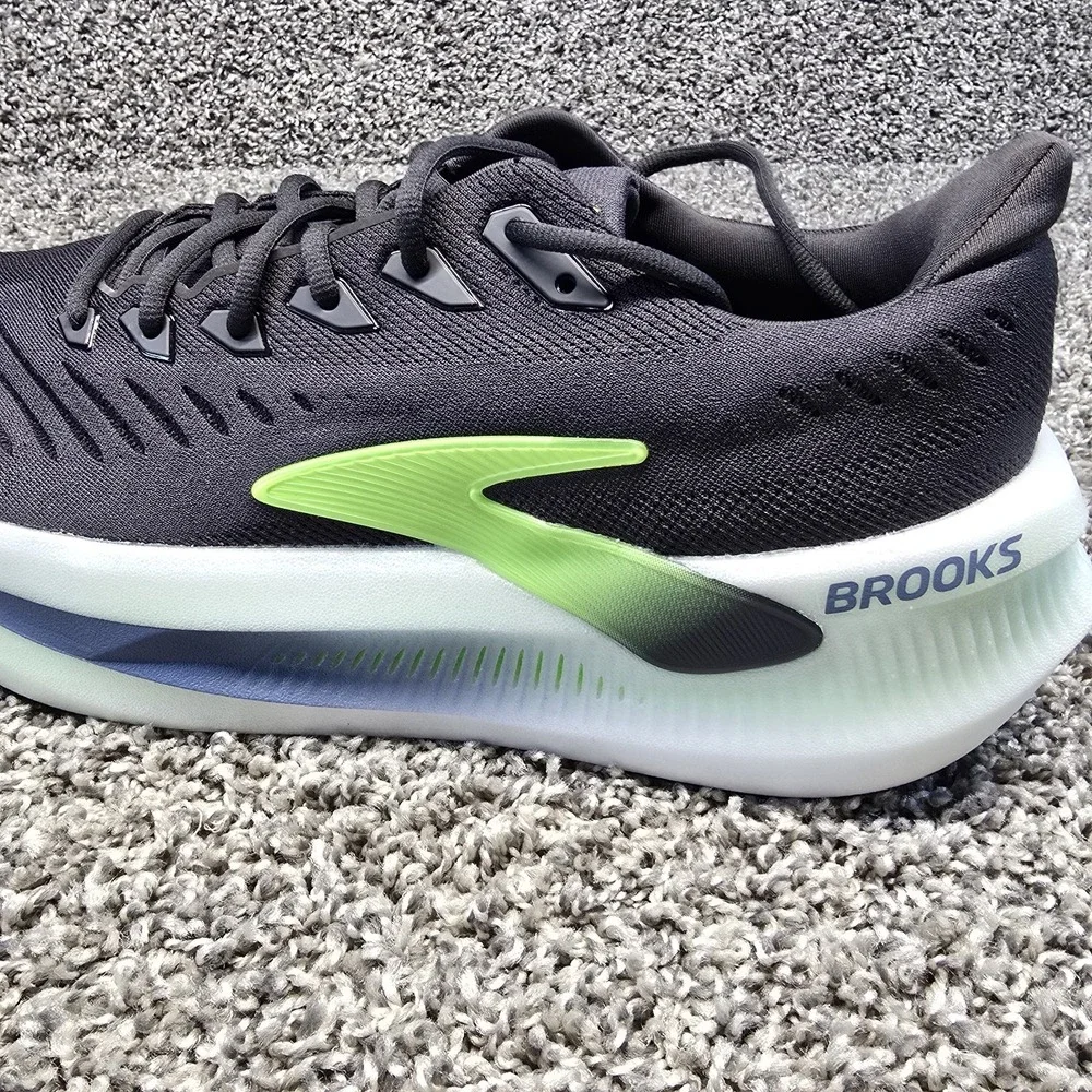 Brooks Glycerin Max 2 Phantom White Green Gecko Men Size 11.5
